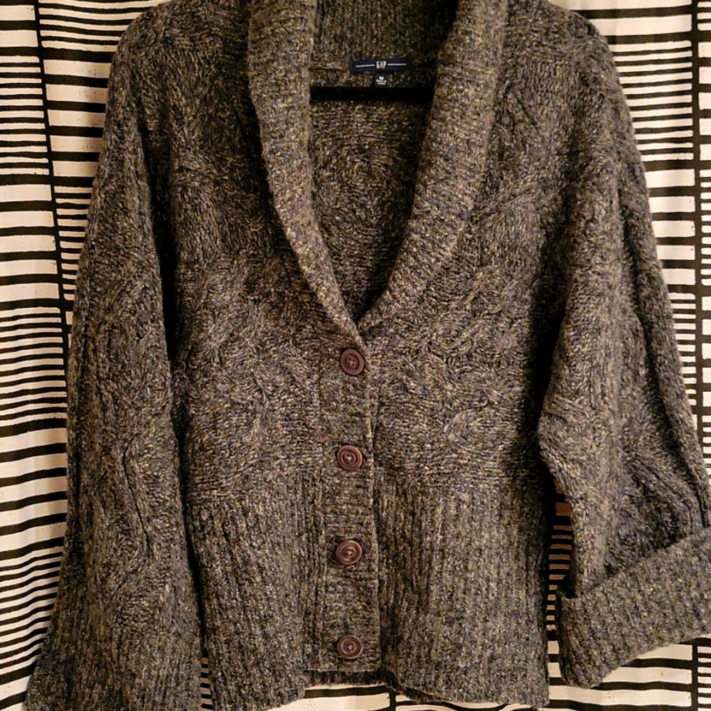 GAP - Chunky Knit Cardigan Sweater - Size M